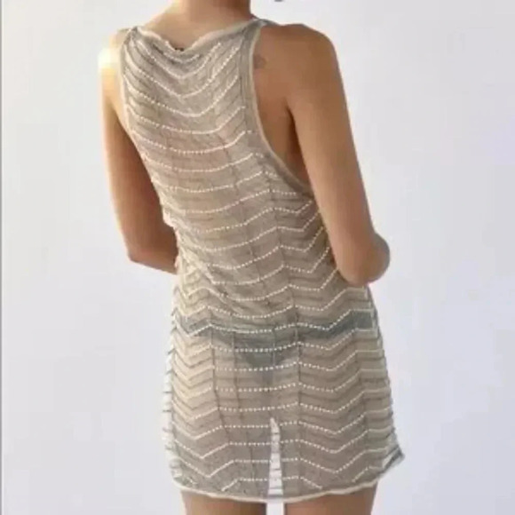 UO Twiggy Sheer Embellished Mini Dress size XS - Picture 7 of 8